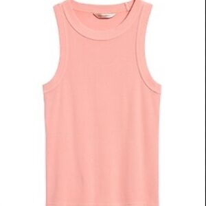 Banana Republic Coral ribbed Tank Top